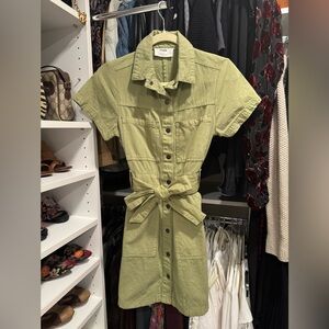 Cotton On Sage Green Midi Dress